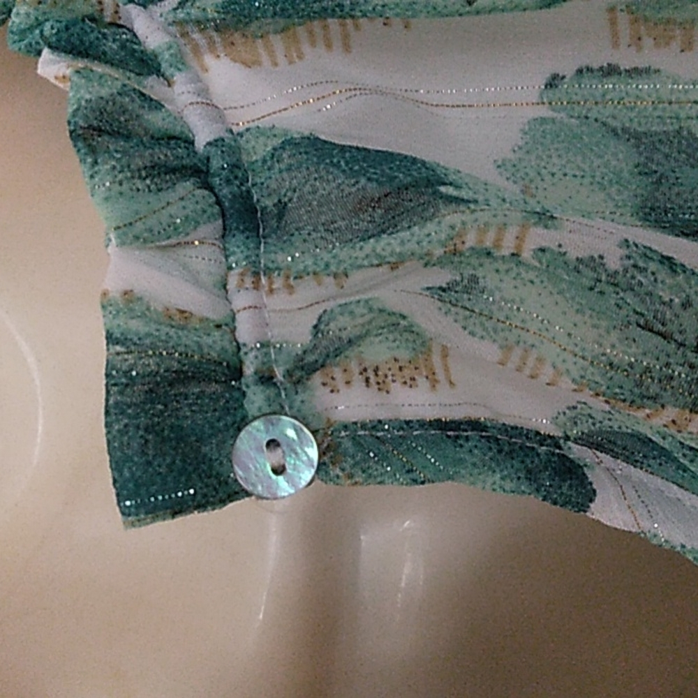 A-2 Entro top balloon sleeves size small - Picture 7 of 12